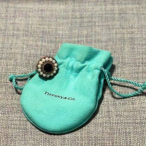 Tiffany & Co. Ziegfeld Onyx & Pearl Cocktail Ring